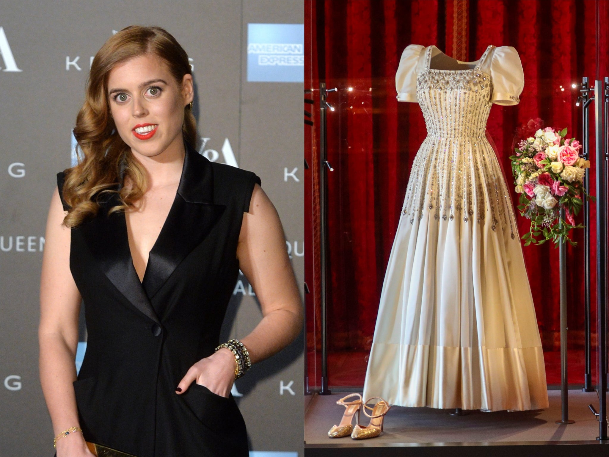 Princess Beatrice says it was an 'honour' to wear Queen's dress for wedding  | The Independent